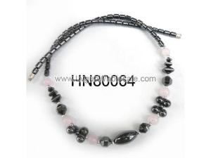 Assorted Colored Semi precious Chip Stone Beads Hematite Beads Stone Chain Choker Fashion Women Necklace